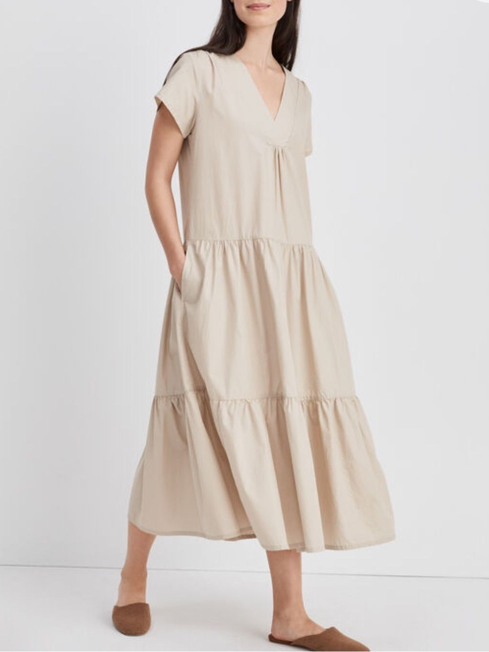 Haven Well Within  ORGANIC COTTON POPLIN SERENITY DRESS
X6